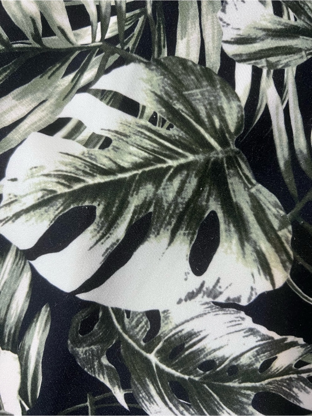Forever 21 Tropical Palm Leaf Print High Waisted Pencil Midi Skirt Size M NWOT - Picture 3 of 4